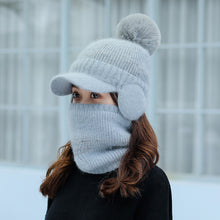 Lade das Bild in den Galerie-Viewer, Warm Winter Knit Beanie Hats Women's Korean-Style Student Wool Ear Protection Cold-Proof Unisex
