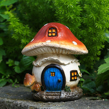 Load image into Gallery viewer, 11cm Elf Mushroom House for Garden Courtyard Decoration Resin Statue Decoration
