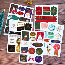 Load image into Gallery viewer, Gifts Various Special-Shaped Merry Christmas Stickers tape
