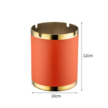 Load image into Gallery viewer, Ashtray KTV Stainless Steel Oversized  Simple Anti-Gray Fly Windproof Commercial Lettering Ashtray
