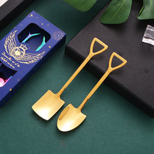 Lade das Bild in den Galerie-Viewer, 304 Stainless Steel Flatware Sets 2PCs Watermelon Spoon Shovel Spoon Ice Cream Dessert Spoon
