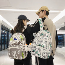 Load image into Gallery viewer, Backpack Schoolbag Women's Korean-Style Harajuku Simple All-Match High School Student Junior High School Student Large Capacity
