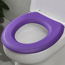 Load image into Gallery viewer, 3pcs Toilet Seat Cover Pads Eva Sticky    Pad O-Type Thicker Waterproof Adhesive Washable

