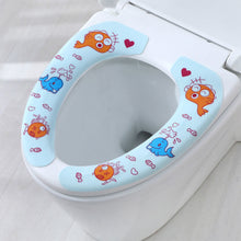 Load image into Gallery viewer, 3pcs Happy Day Home Toilet Seat Cover Cushion Toilet Seat Cover Pad  Four Seasons Toilet Seat Cover Paste
