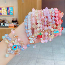 Load image into Gallery viewer, 2PCs Children&#39;s Bracelet Glass Beaded 70 Styles Available Christmas Children&#39;s Day Gifts for Girls
