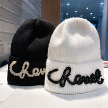 Load image into Gallery viewer, Warm Winter Knit Beanie Hats Korean Style Women's Autumn and Winter Warm Earflaps Slipover Unisex
