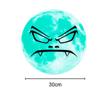 Lade das Bild in den Galerie-Viewer, 30cm Halloween Fluorescence Sticker Crow Death Ghost Hand Pumpkin Moon Show Window Decoration

