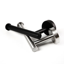 Lade das Bild in den Galerie-Viewer, 304 Stainless Steel Black Tissue Holder Bathroom Roll Stand Bathroom round Punch
