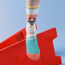Load image into Gallery viewer, 3 Pairs Trendy Cute Adult Women&#39;s Socks Autumn Winter Cotton Cartoon Penguin Tube Socks
