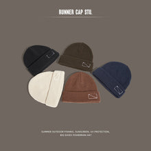 Load image into Gallery viewer, Warm Winter Knit Beanie Hats Woolen Cap Fashion Brand Big Head Circumference Thin Closed Toe Men Unisex
