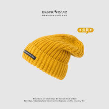Lade das Bild in den Galerie-Viewer, Warm Winter Knit Beanie Hats Versatile out Pullover Cold Thickened Ear Protection Wool for Women Unisex
