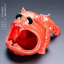 Load image into Gallery viewer, Ashtray Cartoon Bully  Home Living Room Office Decoration Vintage Ceramic Animal Ashtray
