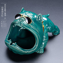 Load image into Gallery viewer, Ashtray Cartoon Bully  Home Living Room Office Decoration Vintage Ceramic Animal Ashtray
