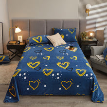Lade das Bild in den Galerie-Viewer, Flannel Bed Sheet Fleece-Lined Thickened Double-Sided Coral Fleece Flannel Winter Milk Crystal Velvet Blanket
