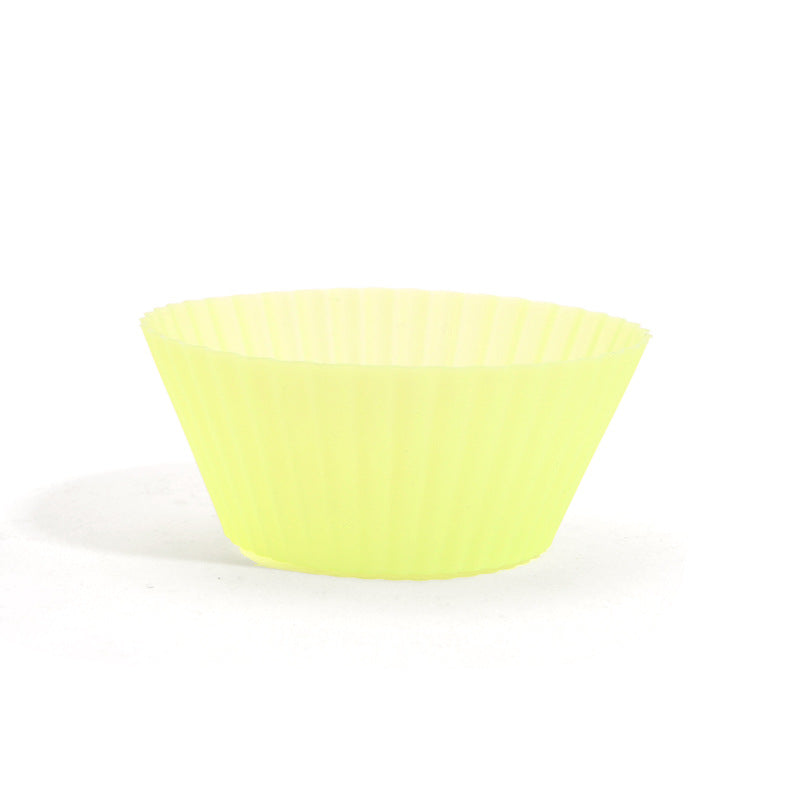 10pcs Silicone Mold 7cm Cake Cup Mold High Temperature Resistance Home Baking Tools