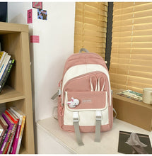 Lade das Bild in den Galerie-Viewer, Backpack College Style Schoolbag Women's Casual Korean-Style Large Capacity  Junior and Middle School Students  Fashionable
