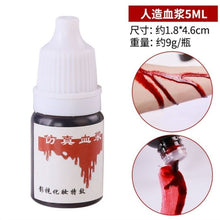 Lade das Bild in den Galerie-Viewer, 2x Halloween Xmas Christmas Gifts Decoration Tattoo Sticker Simulation Horror Bleeding Fake Wound
