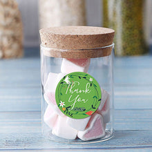 Load image into Gallery viewer, 2x500pcs Xmas Christmas  Stickers Roll Label Pink Floral Ring Pattern Thank You Kraft Envelope Wedding Goods
