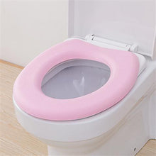 Load image into Gallery viewer, 3pcs Toilet Seat Cover Pads Cushion  Cushion Foam Paste Washable Cushion
