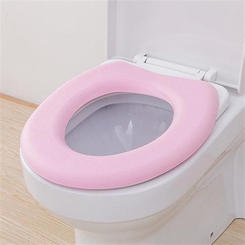 3pcs Toilet Seat Cover Pads Cushion  Cushion Foam Paste Washable Cushion
