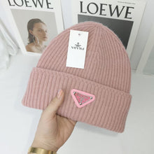 Load image into Gallery viewer, Warm Winter Knit Beanie Hats Autumn and Winter Hat Inverted Triangle Fashion Brand Casual Ear Protection Unisex
