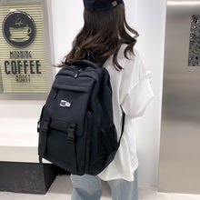 Lade das Bild in den Galerie-Viewer, Backpack Color Matching Large Capacity Men's New  Fashion Simple Travel Leisure Laptop  Junior High School Student Schoolbag
