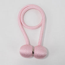 Load image into Gallery viewer, Simple Solid Color Earphone Curtain Magnetic Buckle Curtain Bandage Rope
