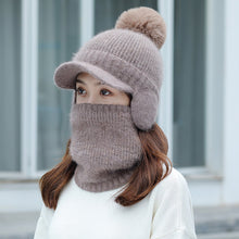 Lade das Bild in den Galerie-Viewer, Warm Winter Knit Beanie Hats Women's Korean-Style Student Wool Ear Protection Cold-Proof Unisex
