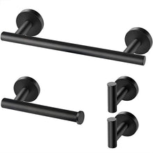 Lade das Bild in den Galerie-Viewer, 304 Stainless Steel Towel Rack Bathroom Storage Rack Tissue Rack Brushed Hook Towel Bar
