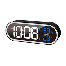 Load image into Gallery viewer, Smart Multi-Function Alarm Clock LED Display Black White Simple Digital Alarm Clock for Students
