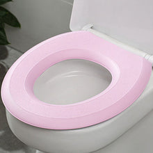 Load image into Gallery viewer, 3pcs Toilet Seat Cover Pads Eva Sticky    Pad O-Type Thicker Waterproof Adhesive Washable
