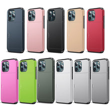 Load image into Gallery viewer, Sliding Cover Card 2-in-1 Phone Case for iPhone 13 Mini / Pro
