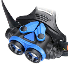 Load image into Gallery viewer, Head lightHead light Usb Charging Outdoor Riding Strong Light Zoom Waterproof
