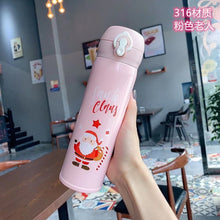 Load image into Gallery viewer, Xmax Christmas Cup Gift Festival Insulation Children Cartoon Stainless Steel Bounce Cute New Year
