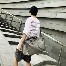 Load image into Gallery viewer, Backpack Sports Gym Bag Short Business Trip Travel Luggage Bag Dry Wet Separation Travel Bag
