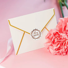 Load image into Gallery viewer, 2x500pcs Christmas Xmas White Hot Rose Gold Merry Chrsitmas Christmas Sticker Label tape
