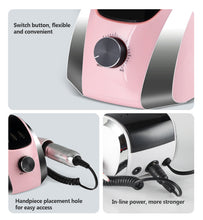 Load image into Gallery viewer, 35000 Rpm Desktop Nail Polishing Machine Low Noise Nail Piercing Device Polishing Nail Polisher

