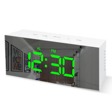 Load image into Gallery viewer, Smart Multi-Function Alarm Clock LED Display Simple Digital Mirror Alarm Clock
