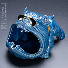 Load image into Gallery viewer, Ashtray Cartoon Bully  Home Living Room Office Decoration Vintage Ceramic Animal Ashtray
