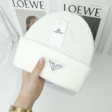 Load image into Gallery viewer, Warm Winter Knit Beanie Hats Autumn and Winter Hat Inverted Triangle Fashion Brand Casual Ear Protection Unisex
