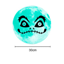 Lade das Bild in den Galerie-Viewer, 30cm Halloween Fluorescence Sticker Crow Death Ghost Hand Pumpkin Moon Show Window Decoration
