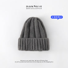 Load image into Gallery viewer, Warm Winter Knit Beanie Hats 2021 Korean Autumn and Winter  Light Board Strip Women Unisex
