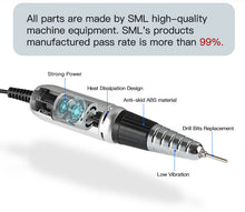 Load image into Gallery viewer, 35000 Rpm Desktop Nail Polishing Machine Low Noise Nail Piercing Device Polishing Nail Polisher
