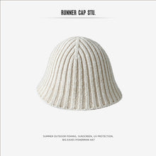 Lade das Bild in den Galerie-Viewer, Warm Winter Knit Beanie Hats Korean Style Pure Color Japanese Little Lady Autumn Unisex
