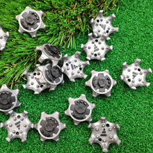Lade das Bild in den Galerie-Viewer, 20PCs TPR Golf Ball Spike One Word Card Bit Nail Gray Golf Shoe Nails Spike
