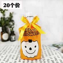 Lade das Bild in den Galerie-Viewer, 2x Halloween Xmas Christmas Gifts Decoration Ribbon Drawstring Bag Gift Candy Grocery Bag
