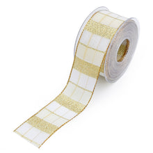 Load image into Gallery viewer, 2PCs Christmas Packing Materials Yarn-Dyed Jacquard 4cm Wide Christmas Meshbelt
