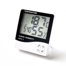 Load image into Gallery viewer, Smart Multi-Function Alarm Clock LED Display HTC-1 Indoor Electronic Thermometer Alarm Clock
