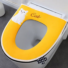 Load image into Gallery viewer, 3pcs Toilet Cushion Seat Cushion All-Season Cute Erasable Zipper Household
