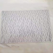 Load image into Gallery viewer, 2pcs Christmas Tablecloths Gilding Square Hollow Leaf Pattern Solid Color Dining Table Cushion
